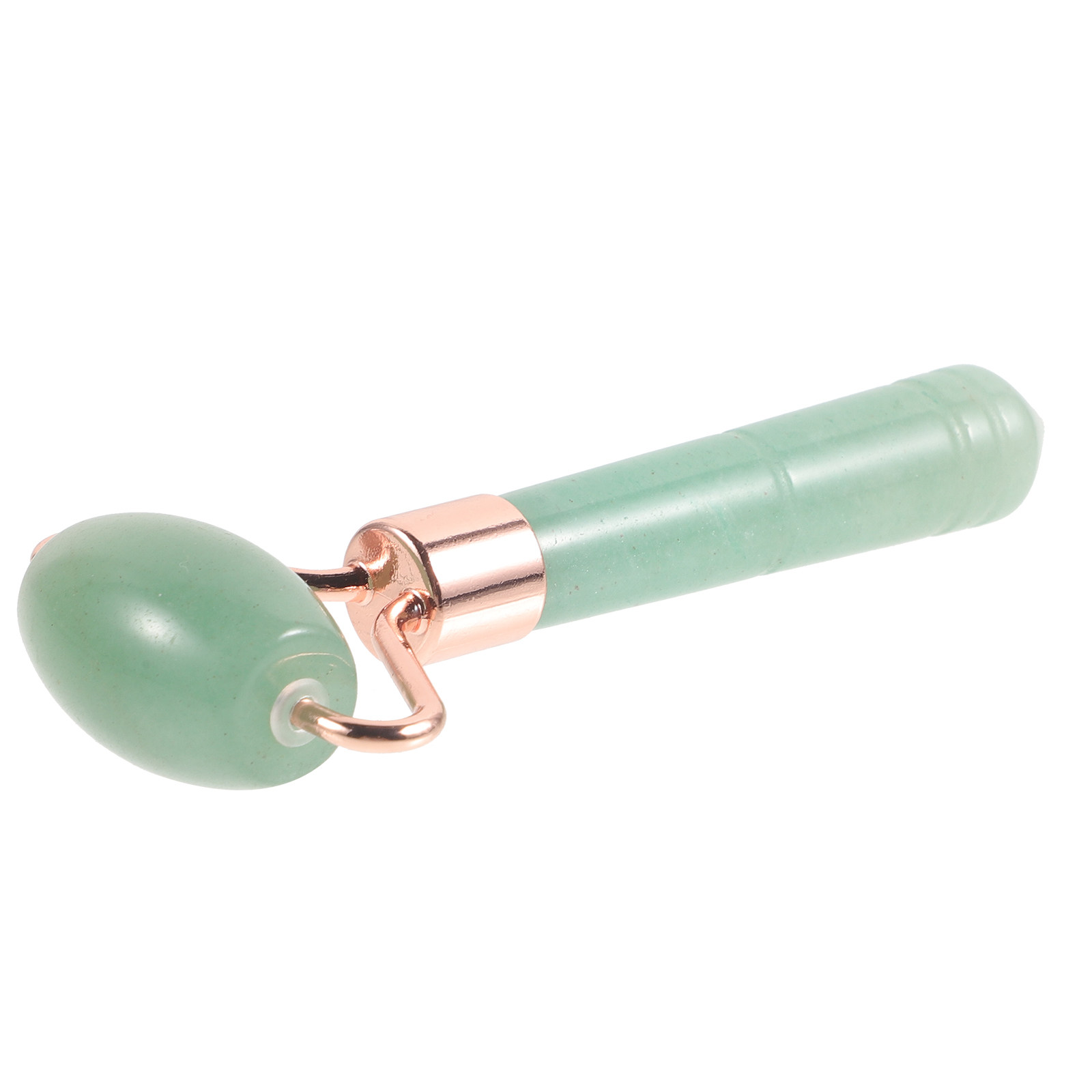 Jade Roller Stone - أداة تدليك الوجه بحجر اليشم، بتصميم