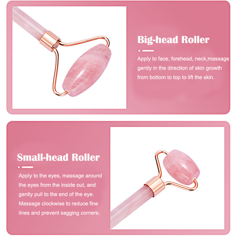 الطبيعية ارتفع الكوارتز اليشم  - مراجعة Jade Roller Stone وسعره