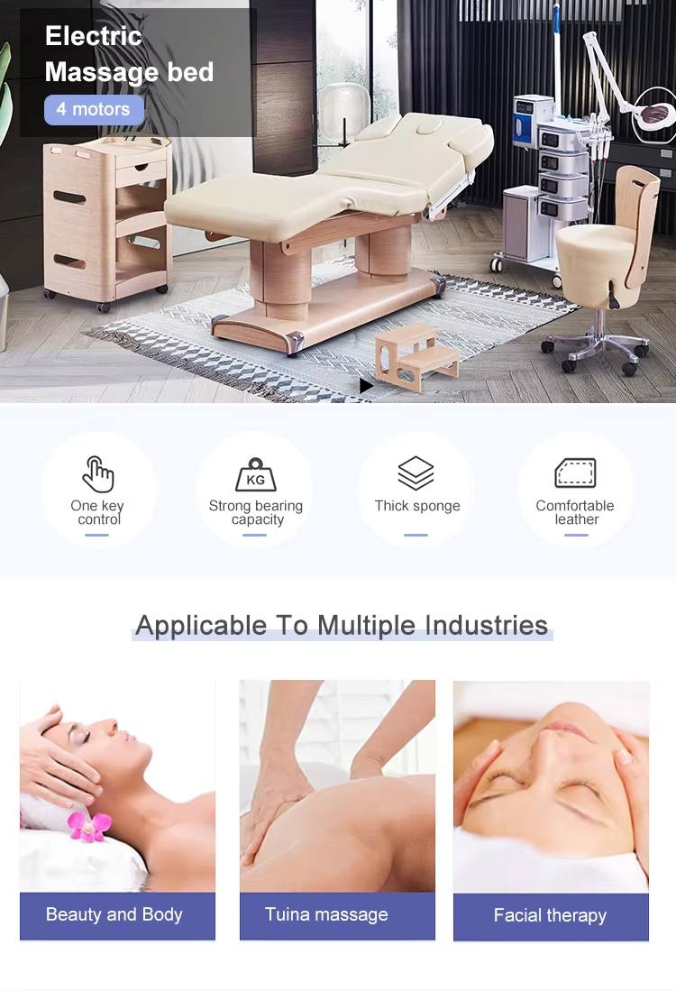 سرير تدليك كهربائي بقاعدة خشبي - مراجعة Wellness Spa And Massage وسعره