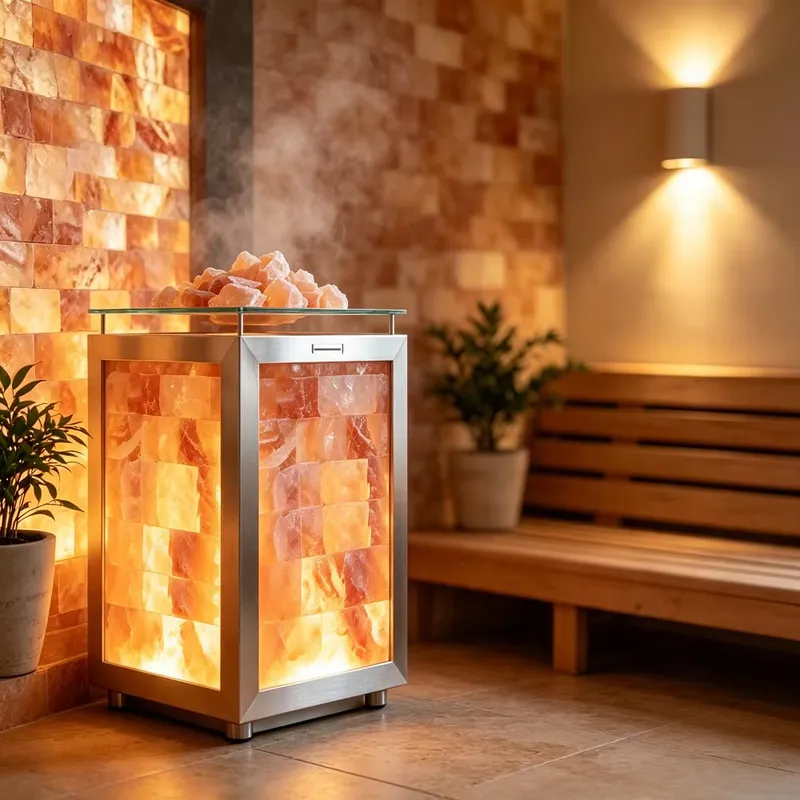 مصباح مكعب ملح الهيمالايا الور - مراجعة Spa Wellness Nature وسعره