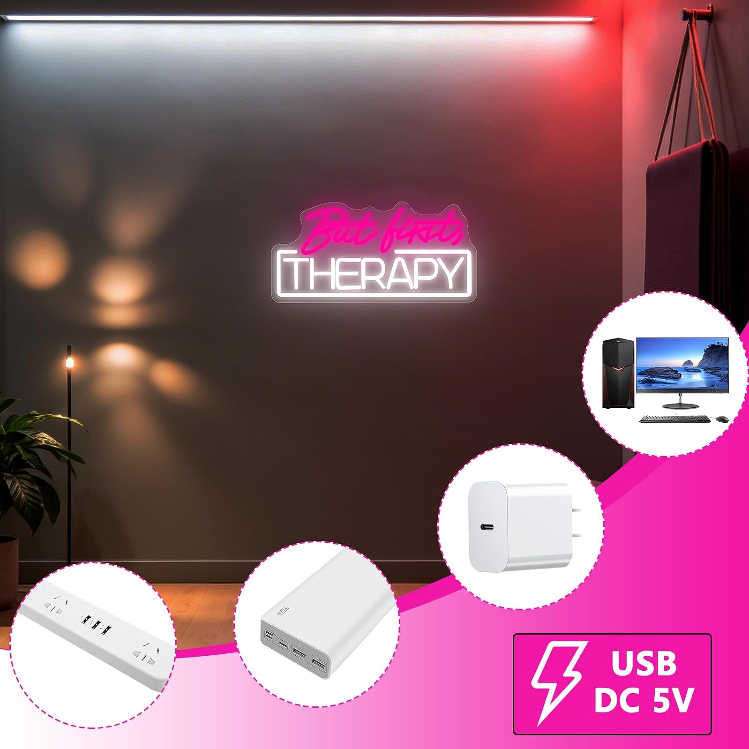 لافتة نيون بإضاءة LED تعمل بمن - مراجعة Spa Wellness And Beauty وسعره