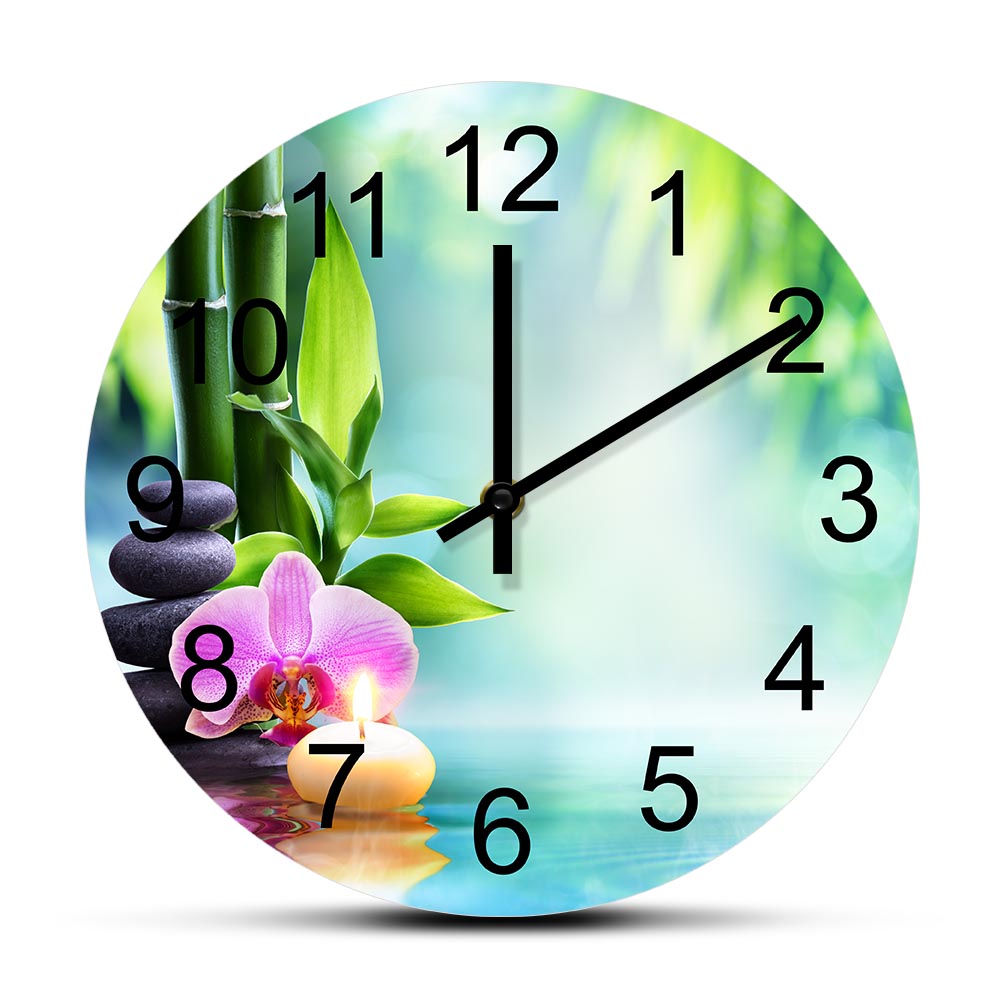 ساعة حائط صامتة من أحجار زن عل - مراجعة Wellness Spa And Massage وسعره