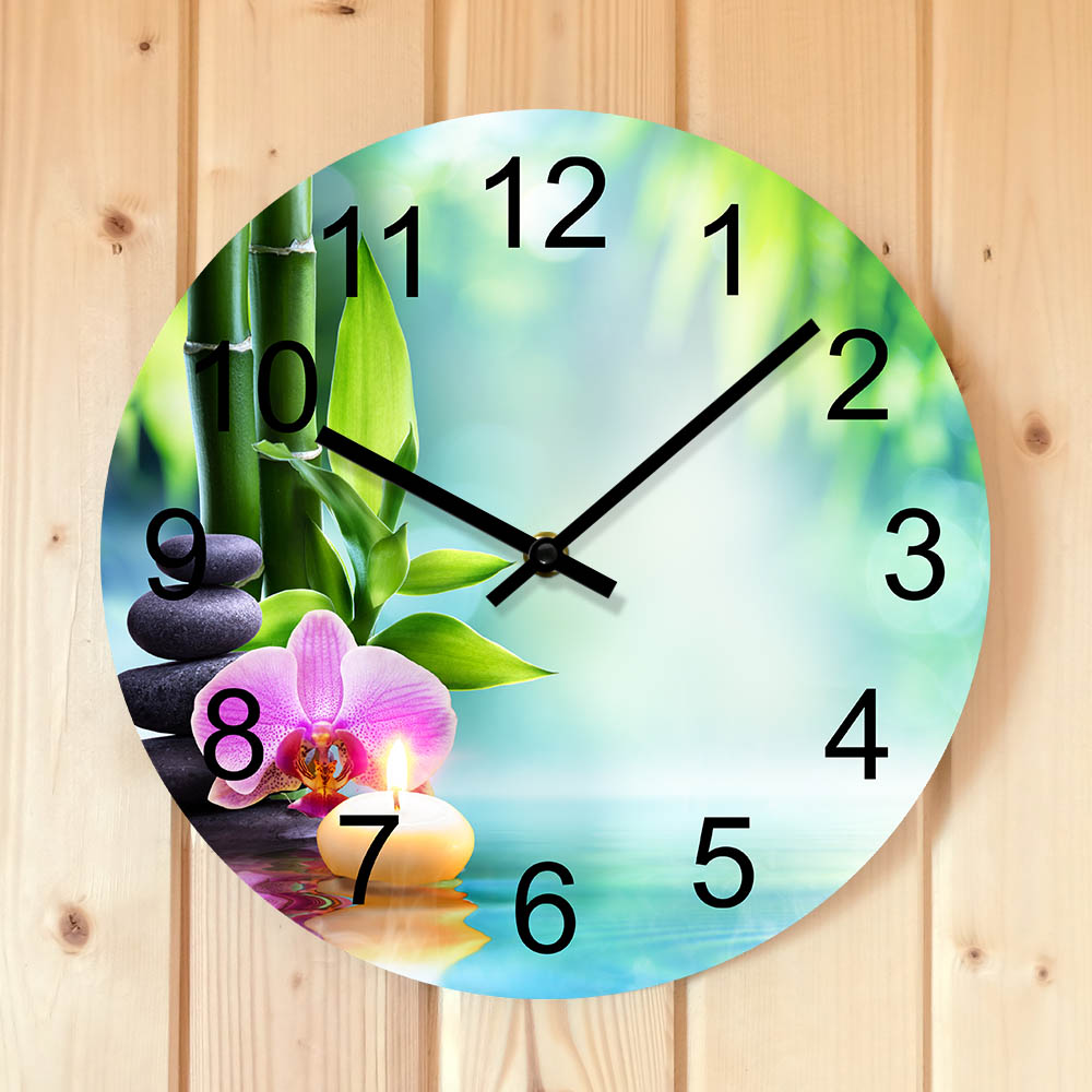 ساعة حائط صامتة من أحجار زن عل - مراجعة Wellness Spa And Massage وسعره