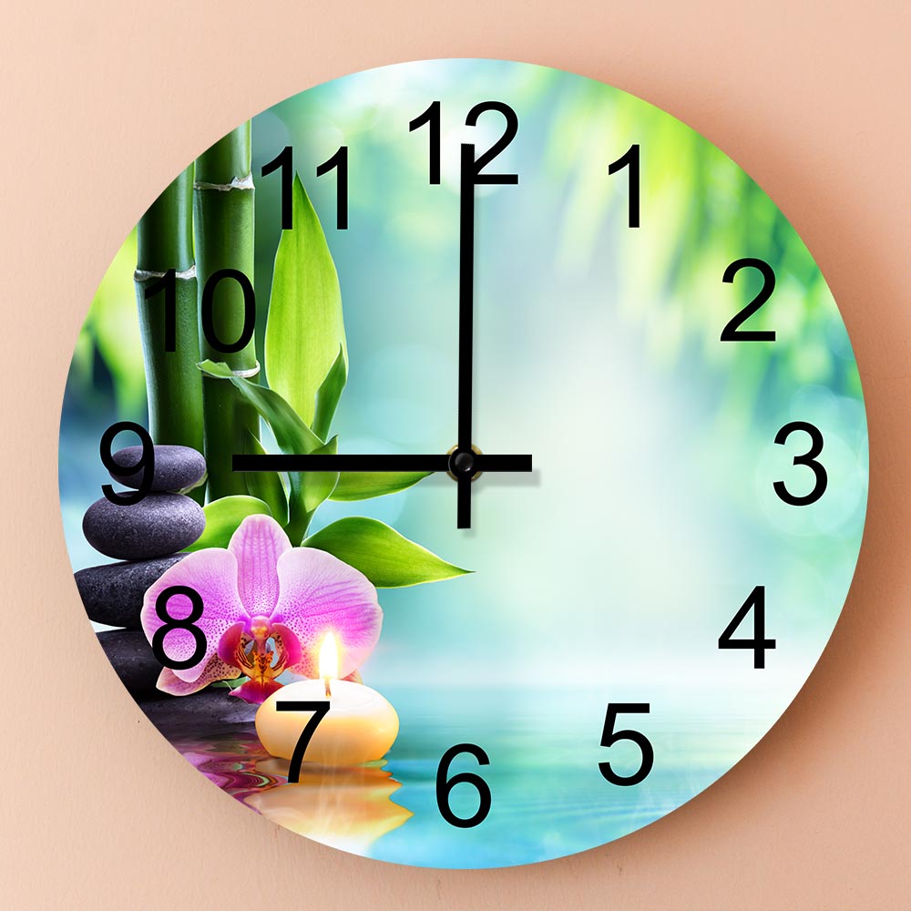 ساعة حائط صامتة من أحجار زن عل - مراجعة Wellness Spa And Massage وسعره