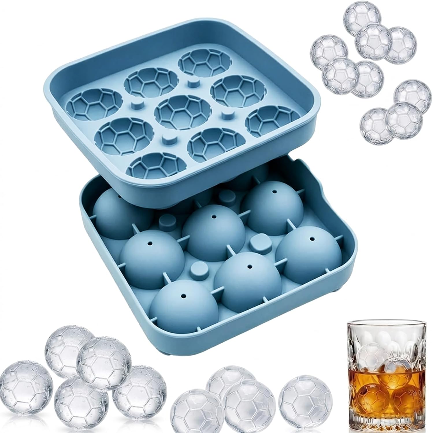 قوالب مكعبات الثلج على شكل كرة - مراجعة Bath Bomb Mold وسعره